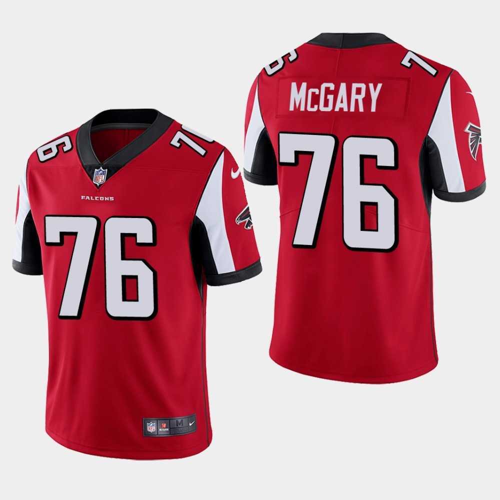 Youth Nike Falcons 76 Kaleb McGary Red 2019 NFL Draft First Round Pick Vapor Untouchable Limited Jersey Dzhi